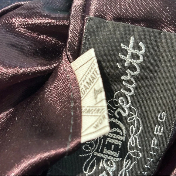 AQUASCUTUM Sz 40 Wool Removable Lining Herringbone Shoulder Pads Mid-Length Coat - Picture 15 of 16